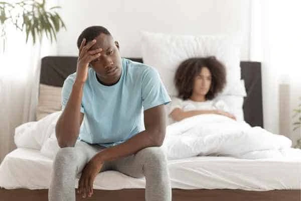 Man upset about ED symptoms Newmarket